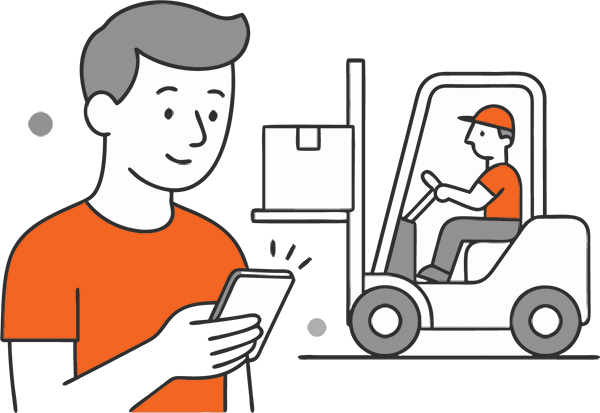 Simplify your logistics with the mobile app Simplify your logistics with the mobile app
