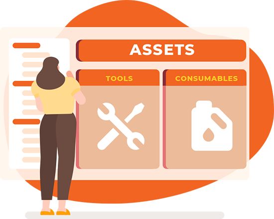 Asset management and serial tracking for machinery