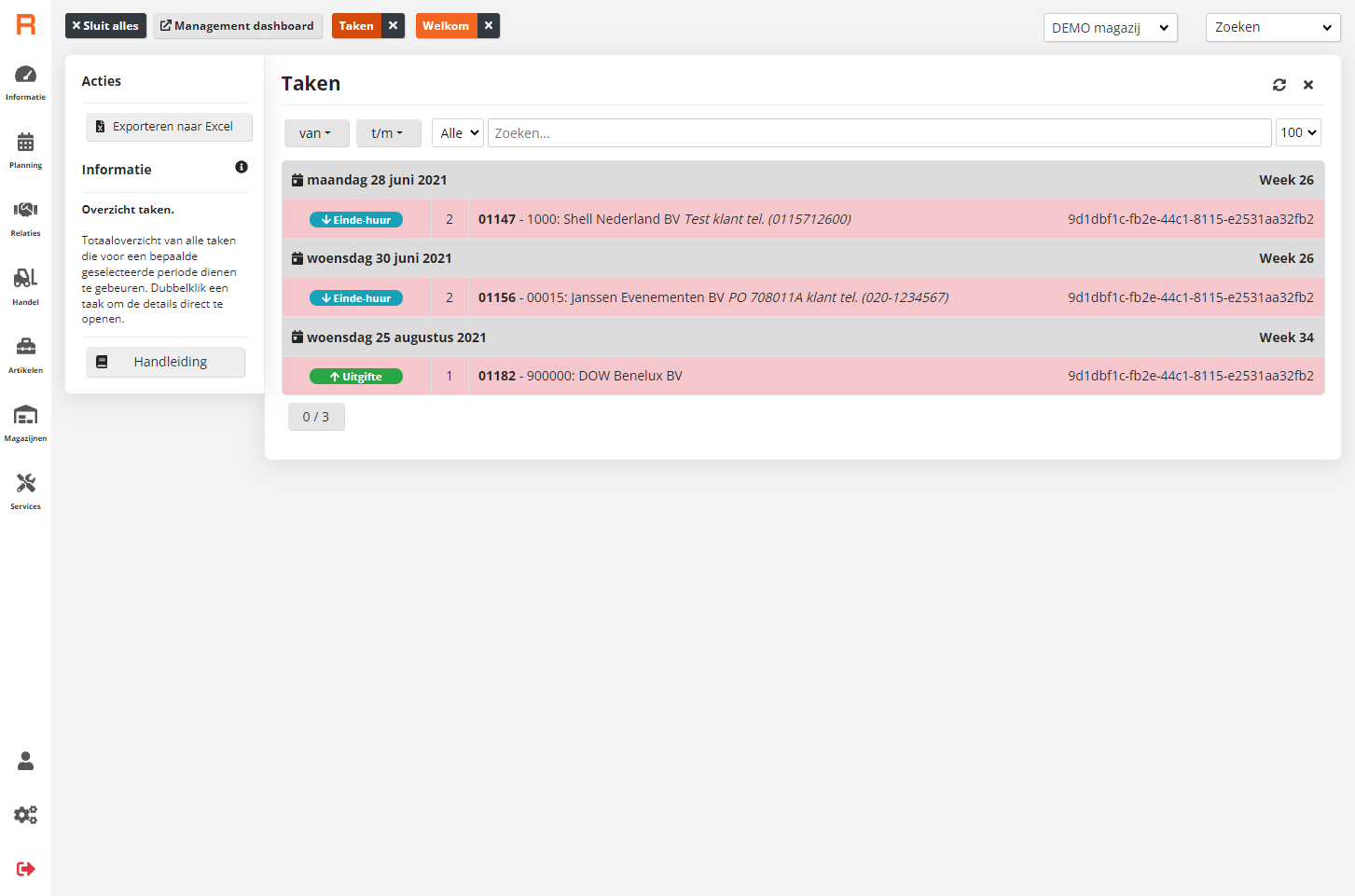 Functionaliteit functionaliteit